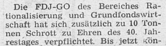 Zeitungsausschnitt