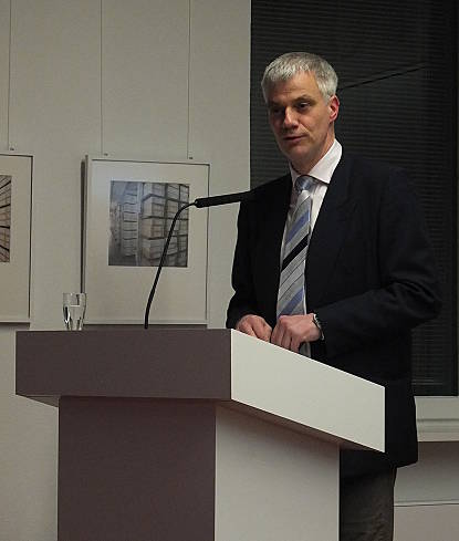 Dr. Joachim Wilkens bei seinem Grußwort. 