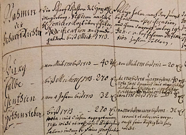 Aus A 11a, Nr. 989: Allerhöchster Befehl, dass die Scharfrichter keine andere als dunkelgraue Kleidung und keine Degen tragen sollen. Klicken zum Vergrößern.