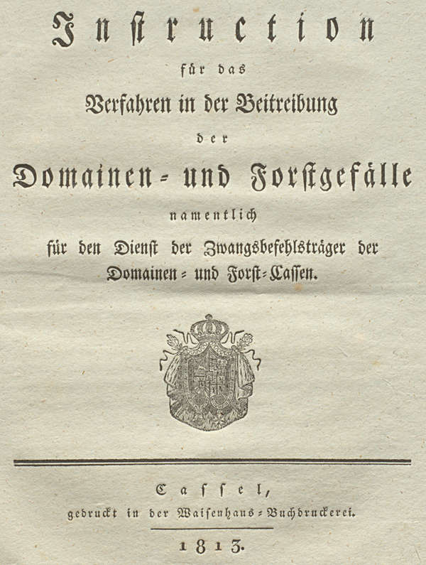 B 18, I Nr. 2050: „Verschiedene Forst- und Jagdsachen“. Klicken zum Vergrößern.