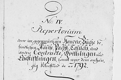 D 9, A III Nr. 50: Amtshandelsbuch (1792-1817). Mit Klick zum Digitalisat im Viewer gelangen. D 9, A III Nr. 50: Amtshandelsbuch (1792-1817). Mit Klick zum Digitalisat im Viewer gelangen.