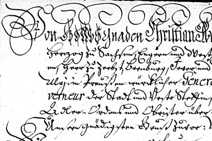 Z 91, Va Nr. 20: Die Kirchenvisitation im Amt Coswig (1746-1747). Mit Klick zum Digitalisat im Viewer gelangen. Z 91, Va Nr. 20: Die Kirchenvisitation im Amt Coswig (1746-1747). Mit Klick zum Digitalisat im Viewer gelangen.
