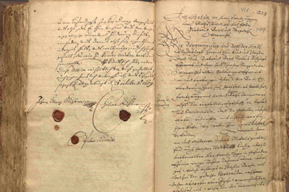 Abbildung Auszug aus dem Grundbuch der Altstadt Magdeburg des Jahres 1658 (Db 18 Stadtgericht Magdeburg, a XVII Nr. 14). Mit Klick zur vollständigen Meldung gelangen.