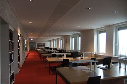 Der Lesesaal am Standort Magdeburg