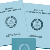 Der Bezirk am Vorabend der Revolution Zwei Reisepässe und ein Personalausweis der DDR