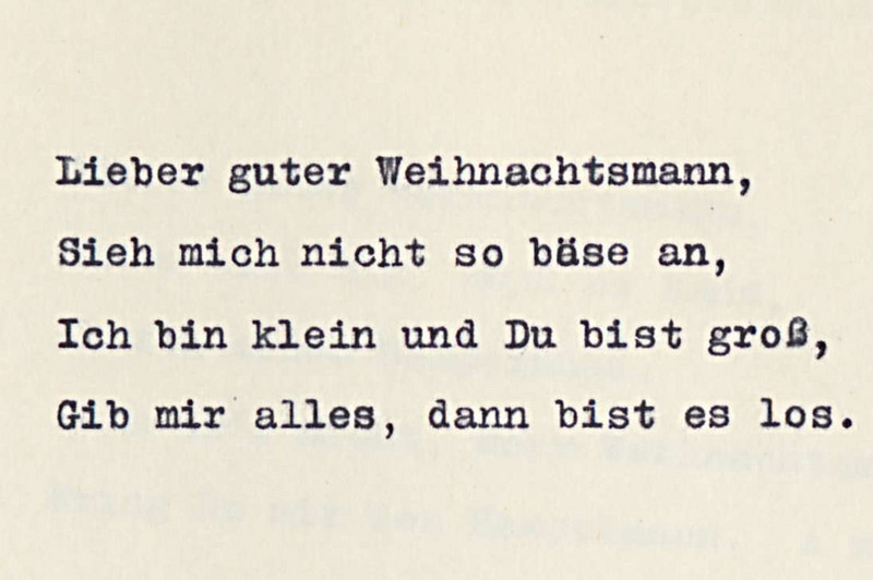 Abbildung Aus E 150, Nr. 223: Kindergebete zu verschiedenen Jahreszeiten, insbesondere Weihnachten. Mit Klick zur vollständigen Meldung gelangen.